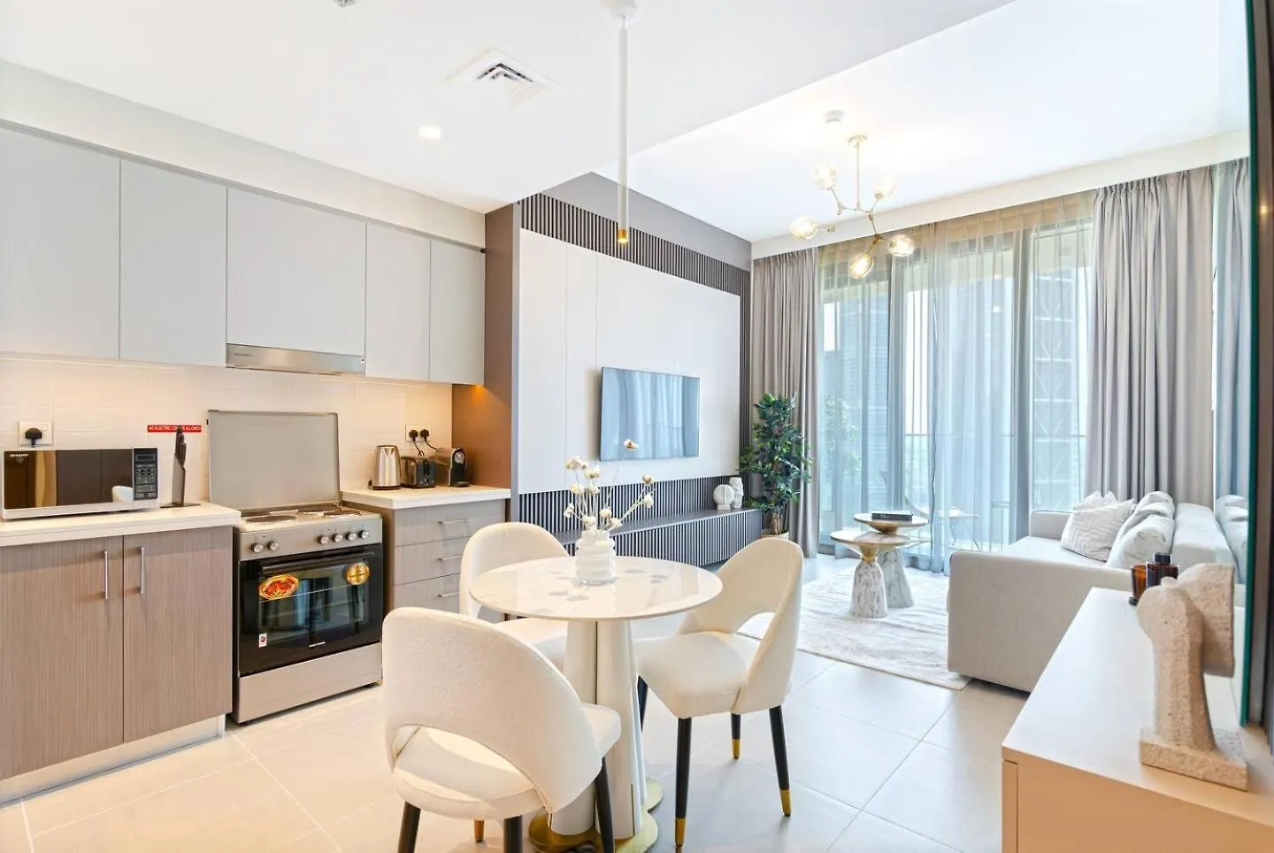 Downtown Flat Burj Khalifaoperametro-Sleeps 3! Apartment Dubai
